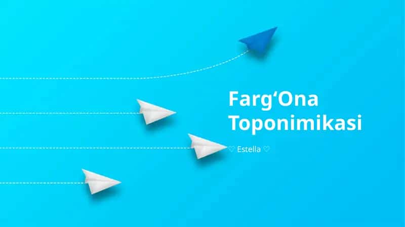 FargʻOna Toponimikasi 1