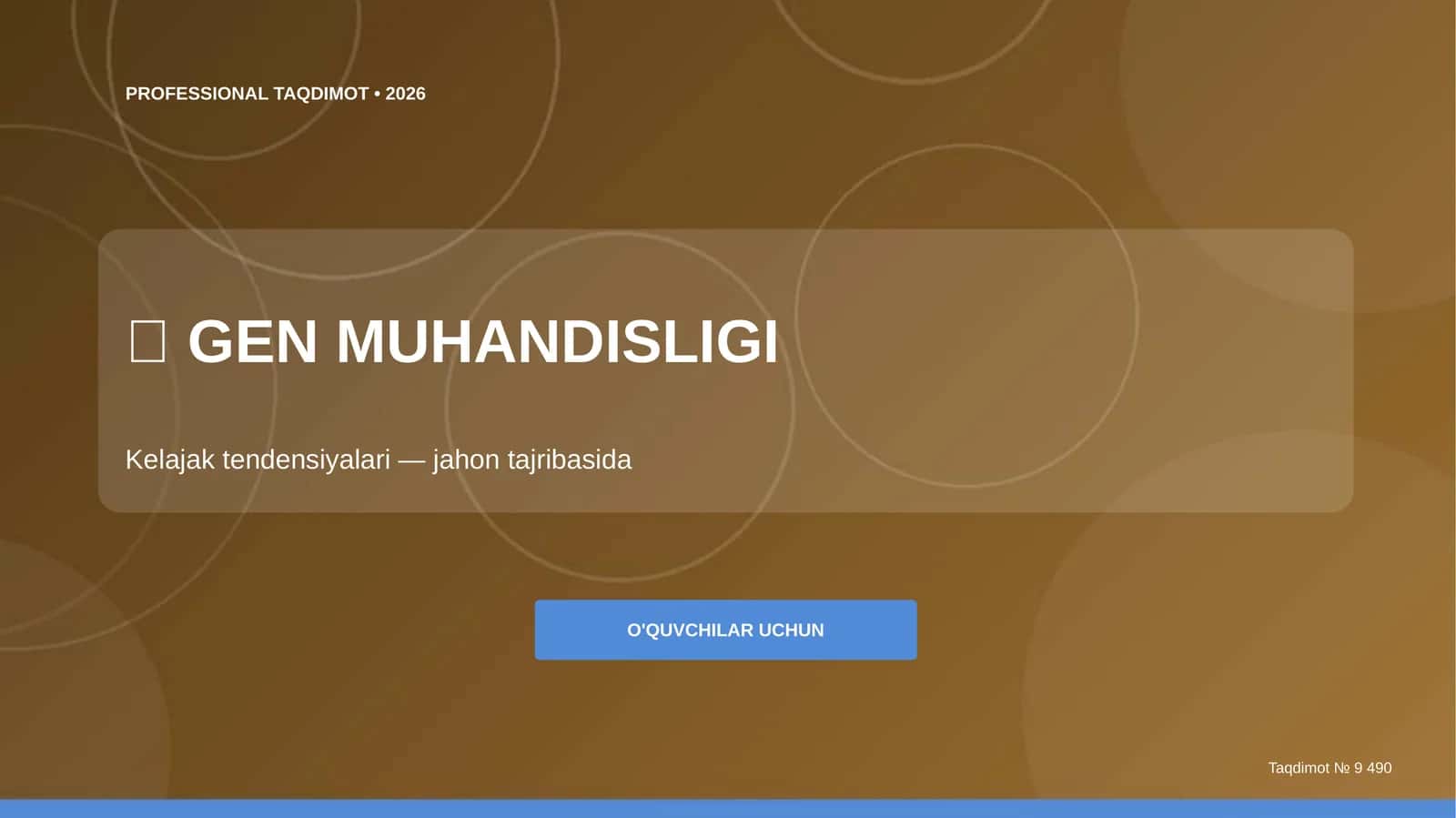 GEN MUHANDISLIGI 1