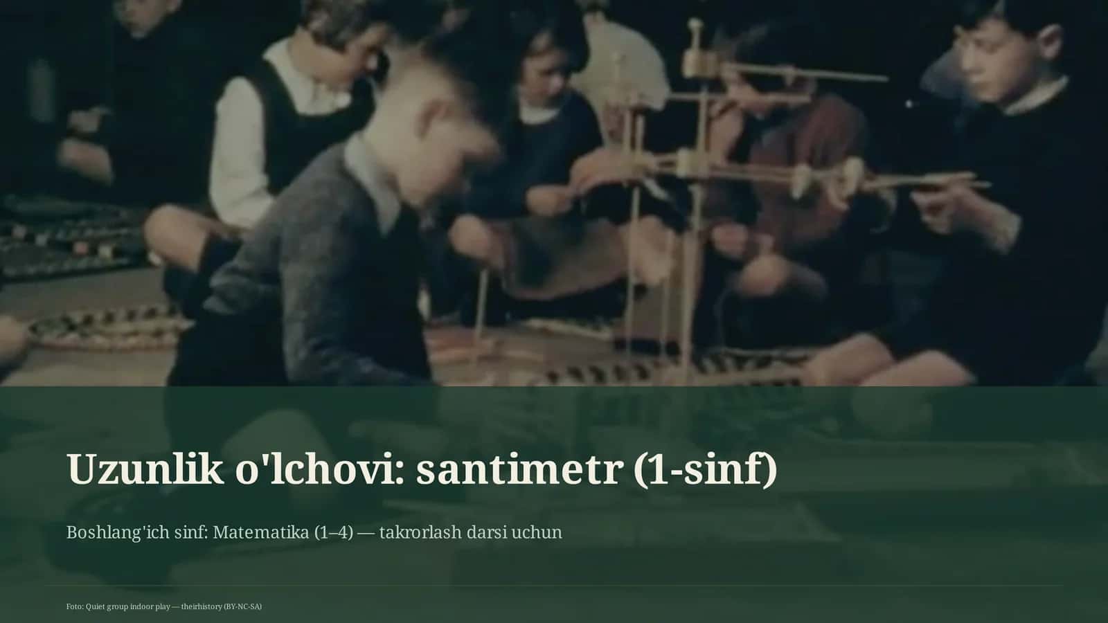 Santimetr (1-sinf) 1