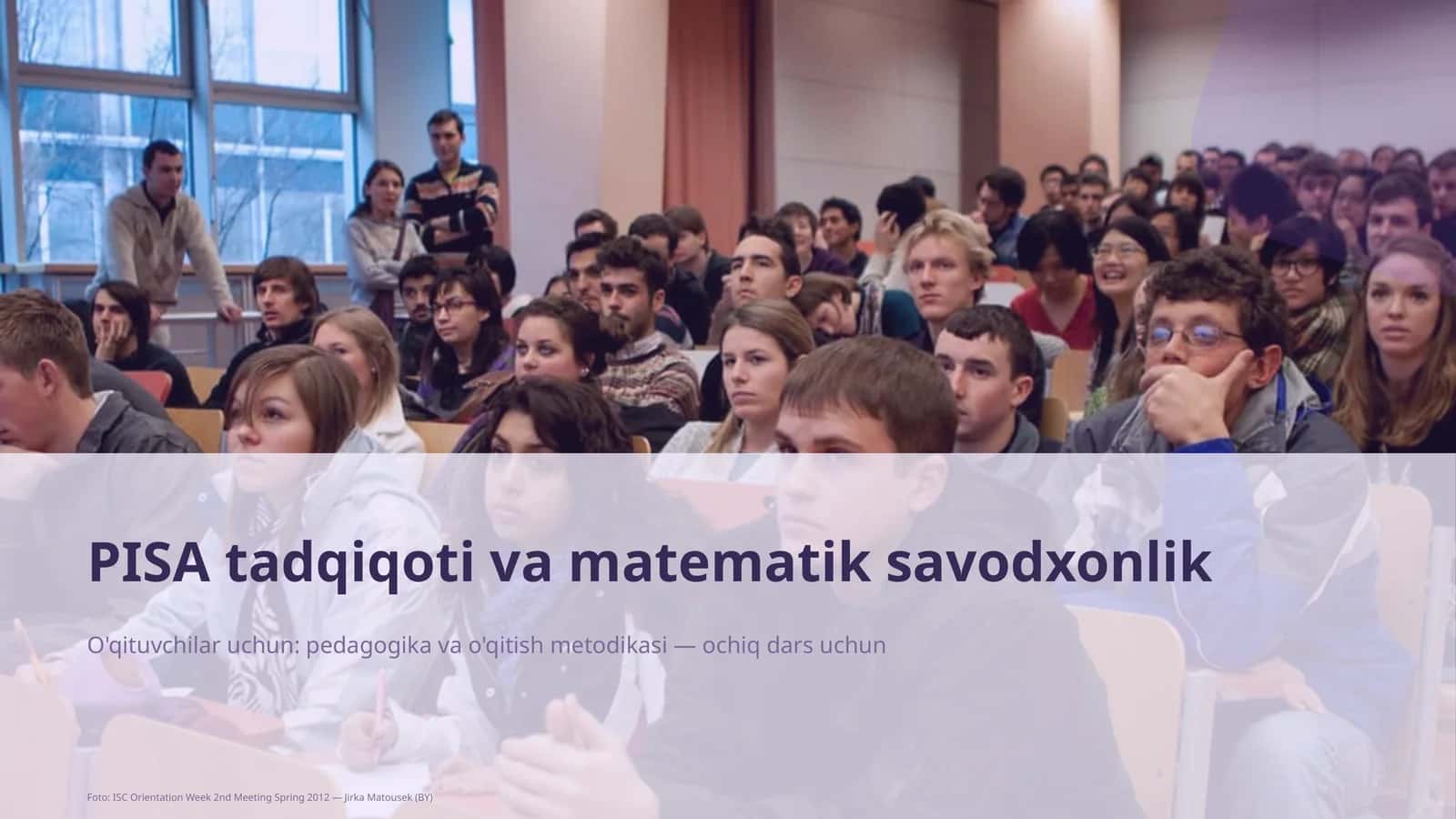 PISA tadqiqoti va matematik savodxonlik 1