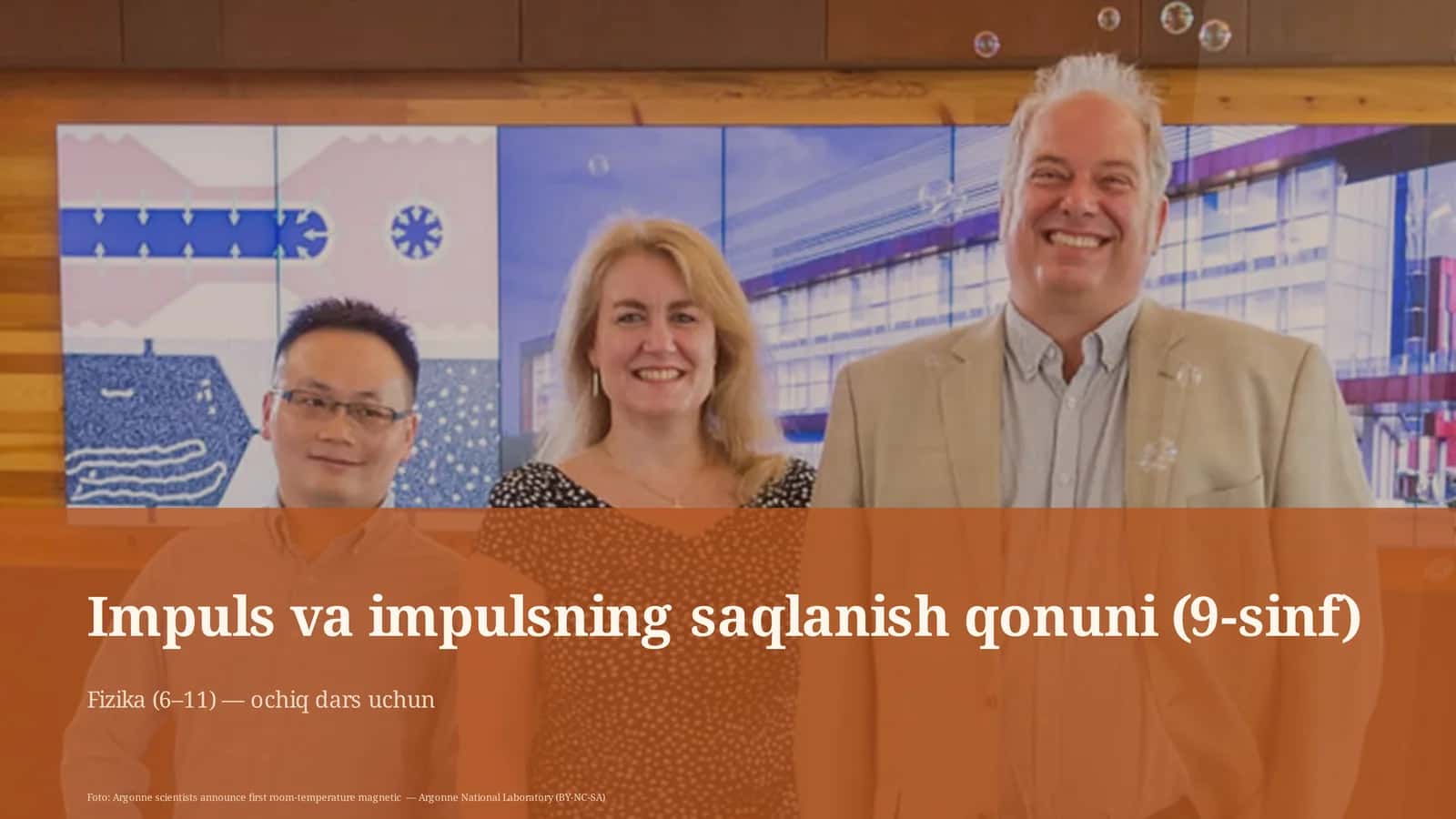 Impuls va impulsning saqlanish qonuni (9-sinf) 1