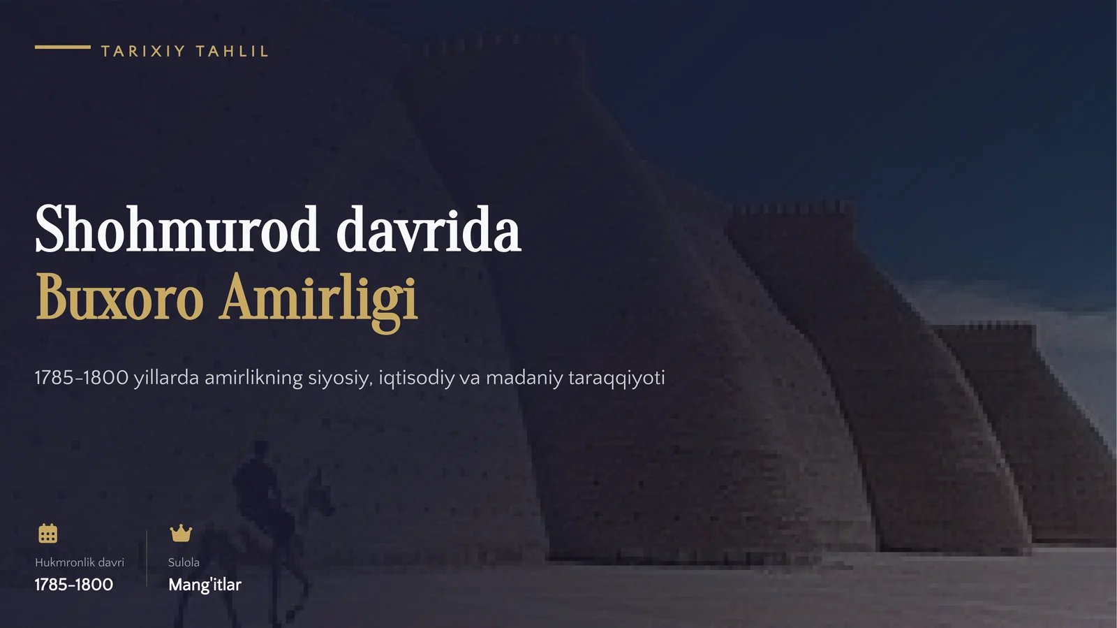 Shohmurod davrida Buxoro Amirligi 1