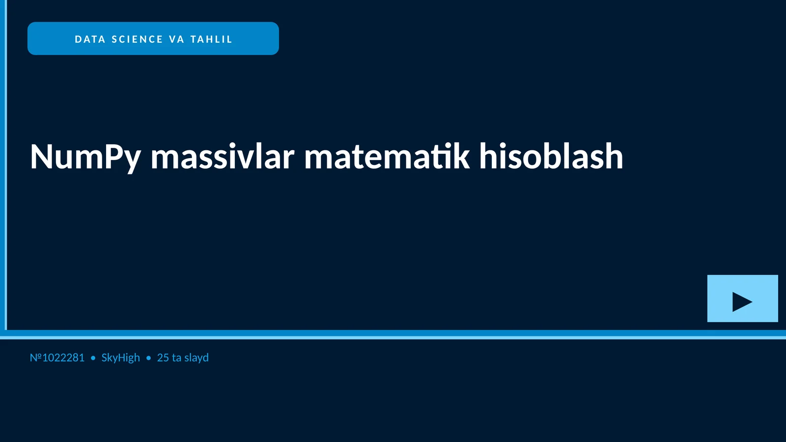 DATA SCIENCE VA TAHLIL 1