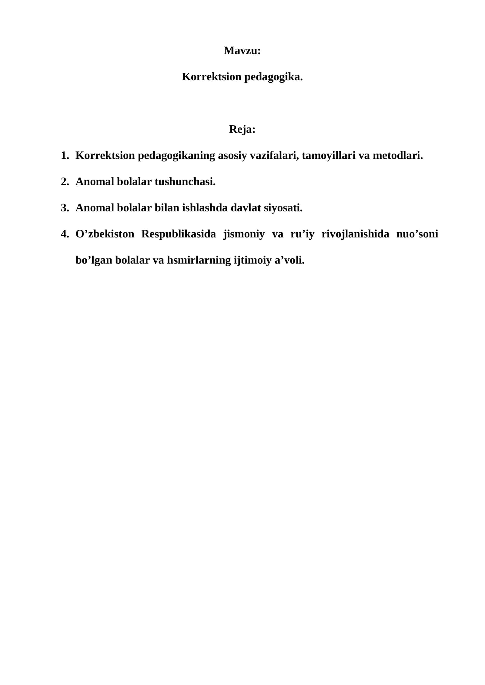 Korrektsion pedagogika 1