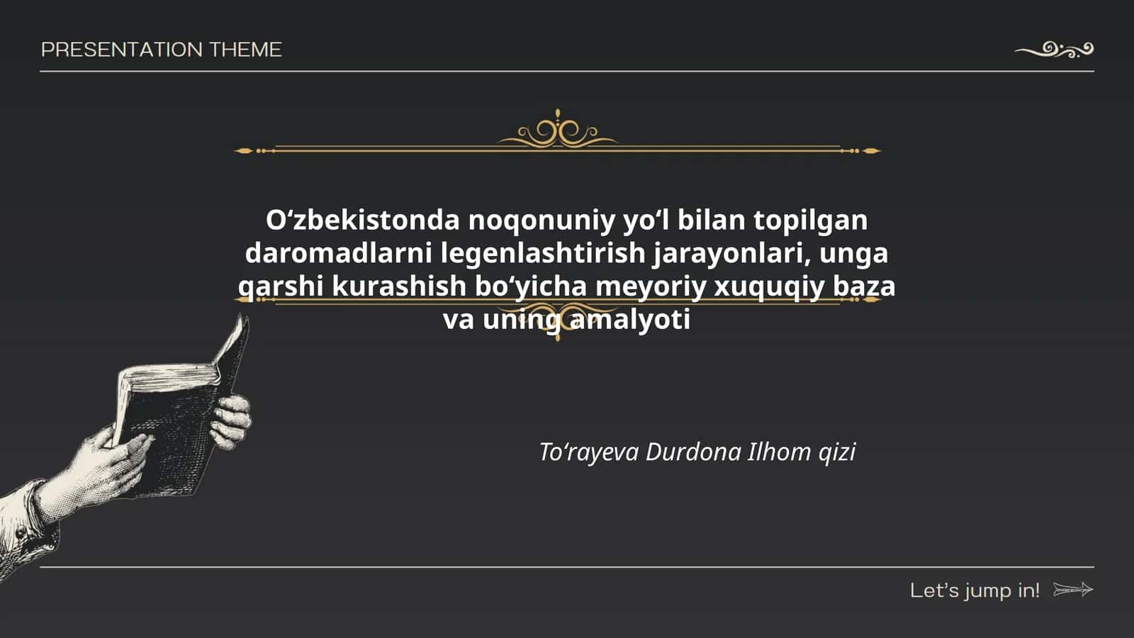 Unga qarshi kurashish bo‘yicha meyoriy xuquqiy baza 1