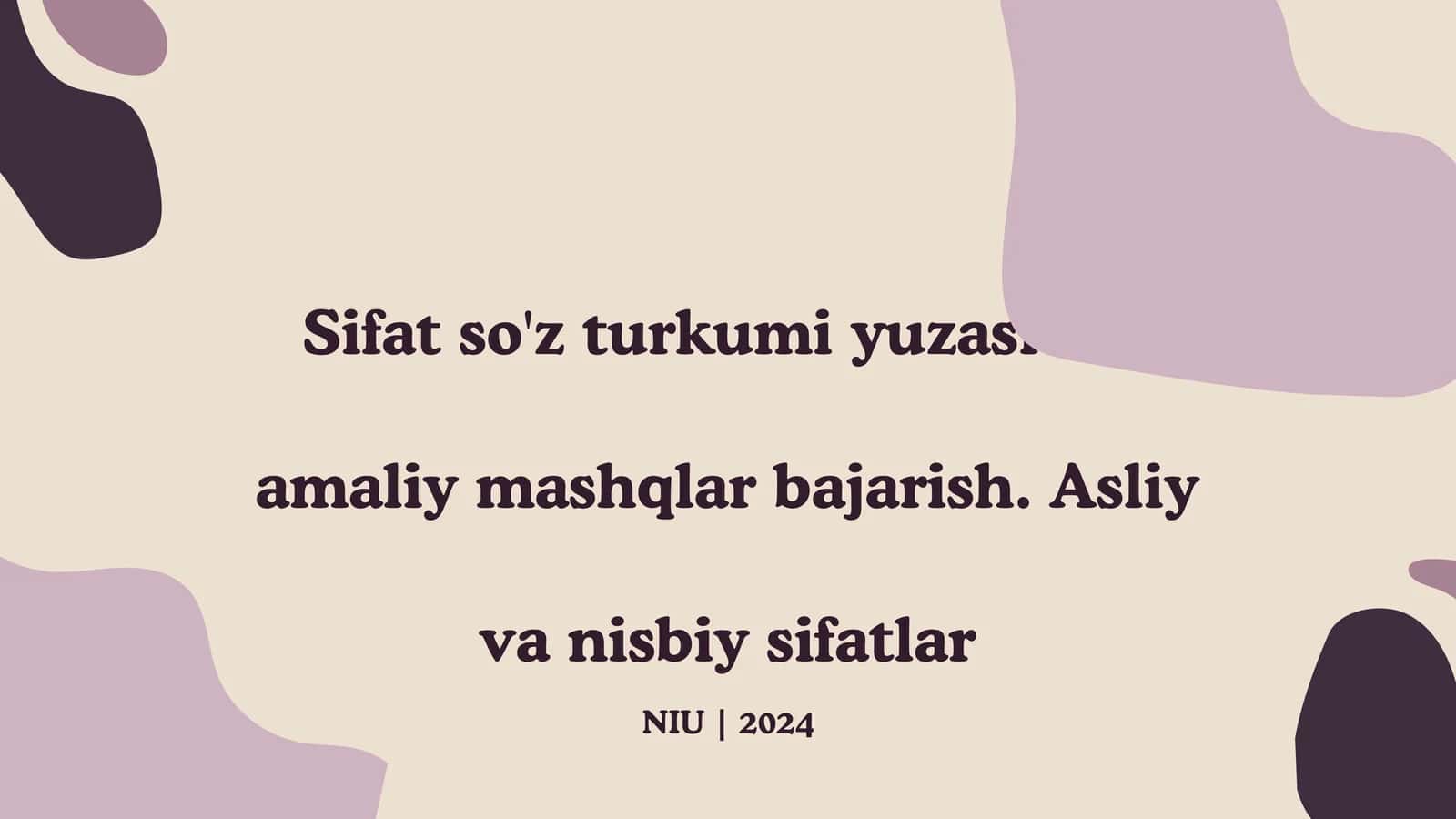 Analiym mashqlar 1