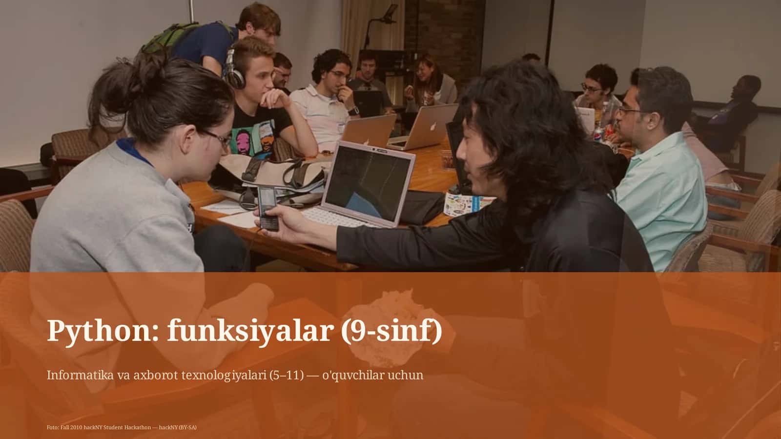 Python: funksiyalar (9-sinf) 1