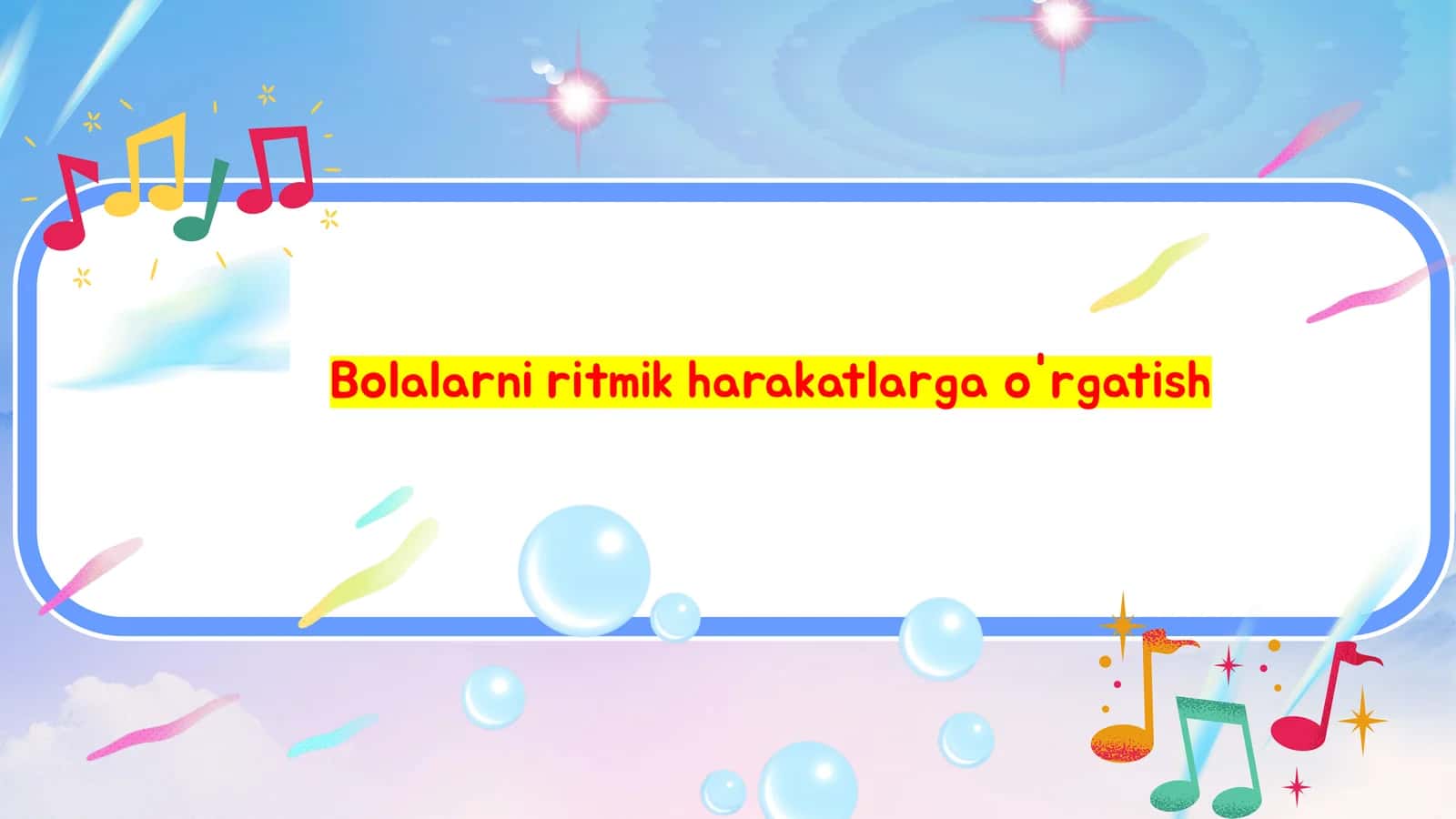 Bolalarni  ritmik  harakatlarga   o'rgatish 1