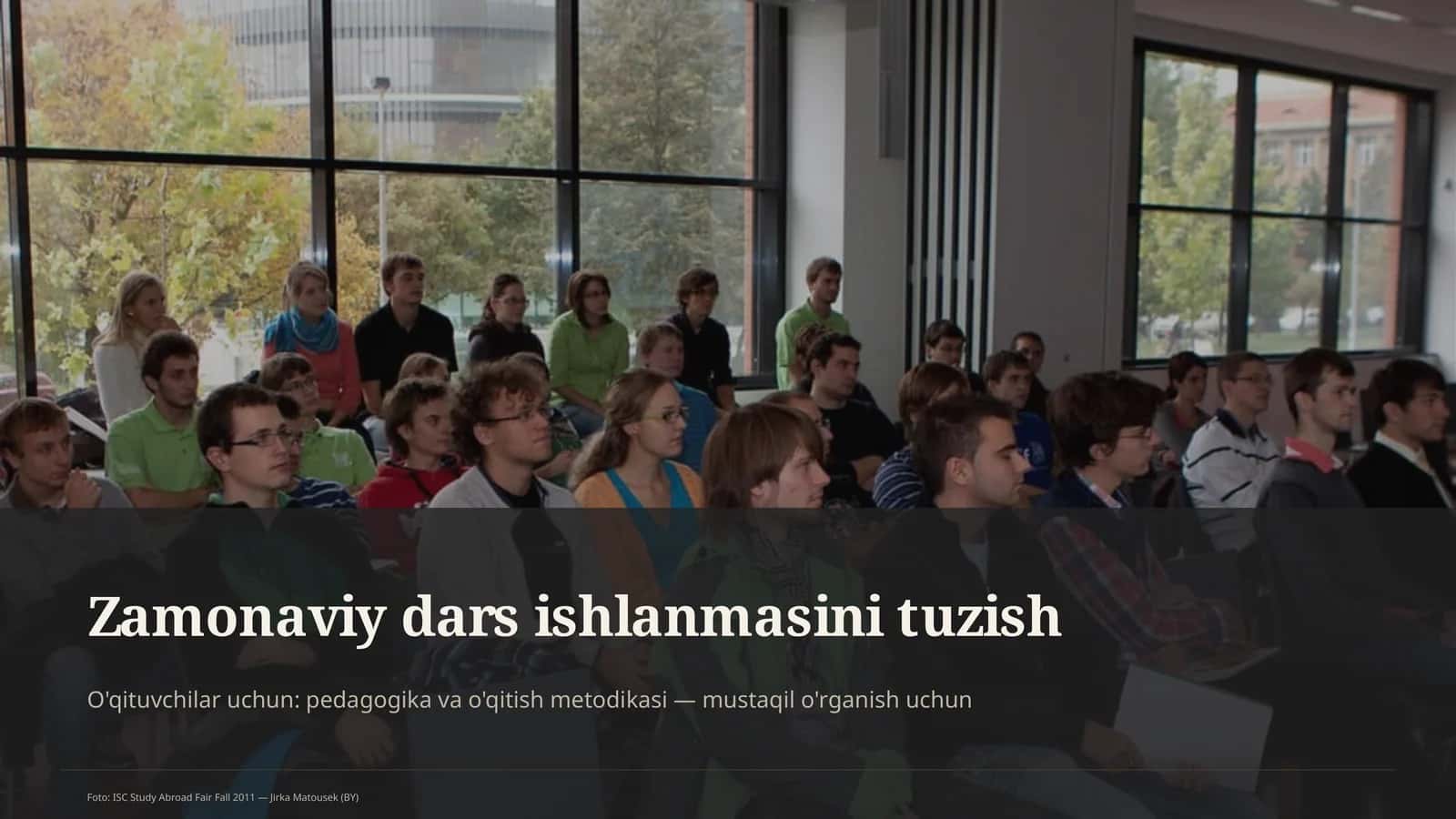 Zamonaviy dars ishlanmasini tuzish 1