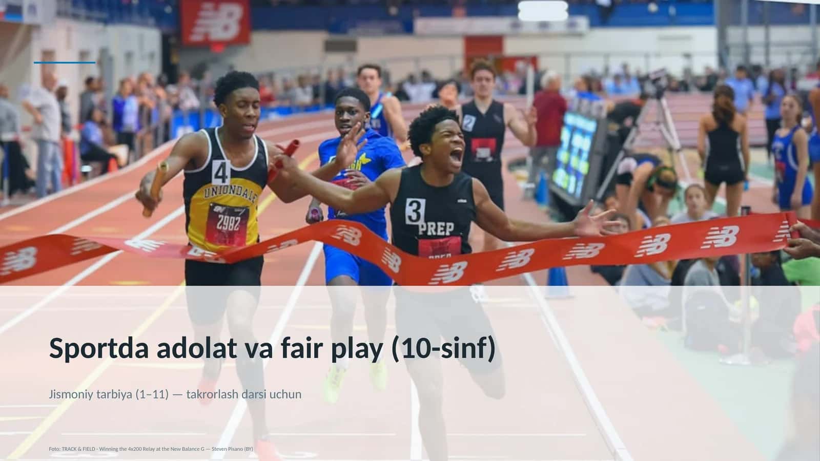 Sportda adolat va fair play (10-sinf) 1