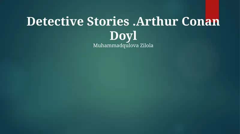 Detective Stories 1
