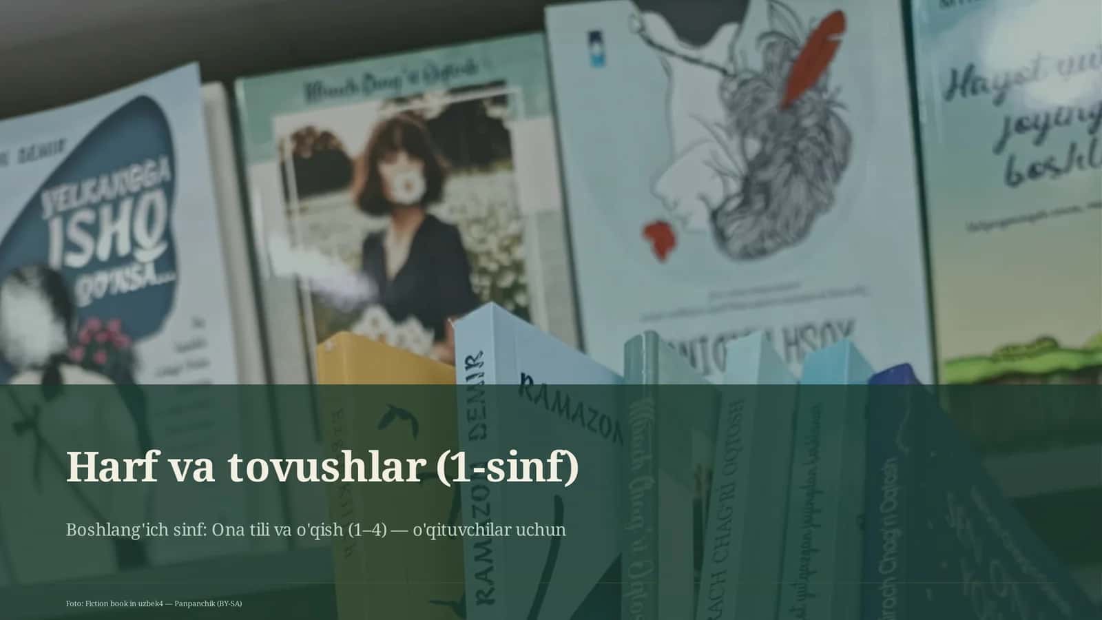Harf va tovushlar (1-sinf) 1