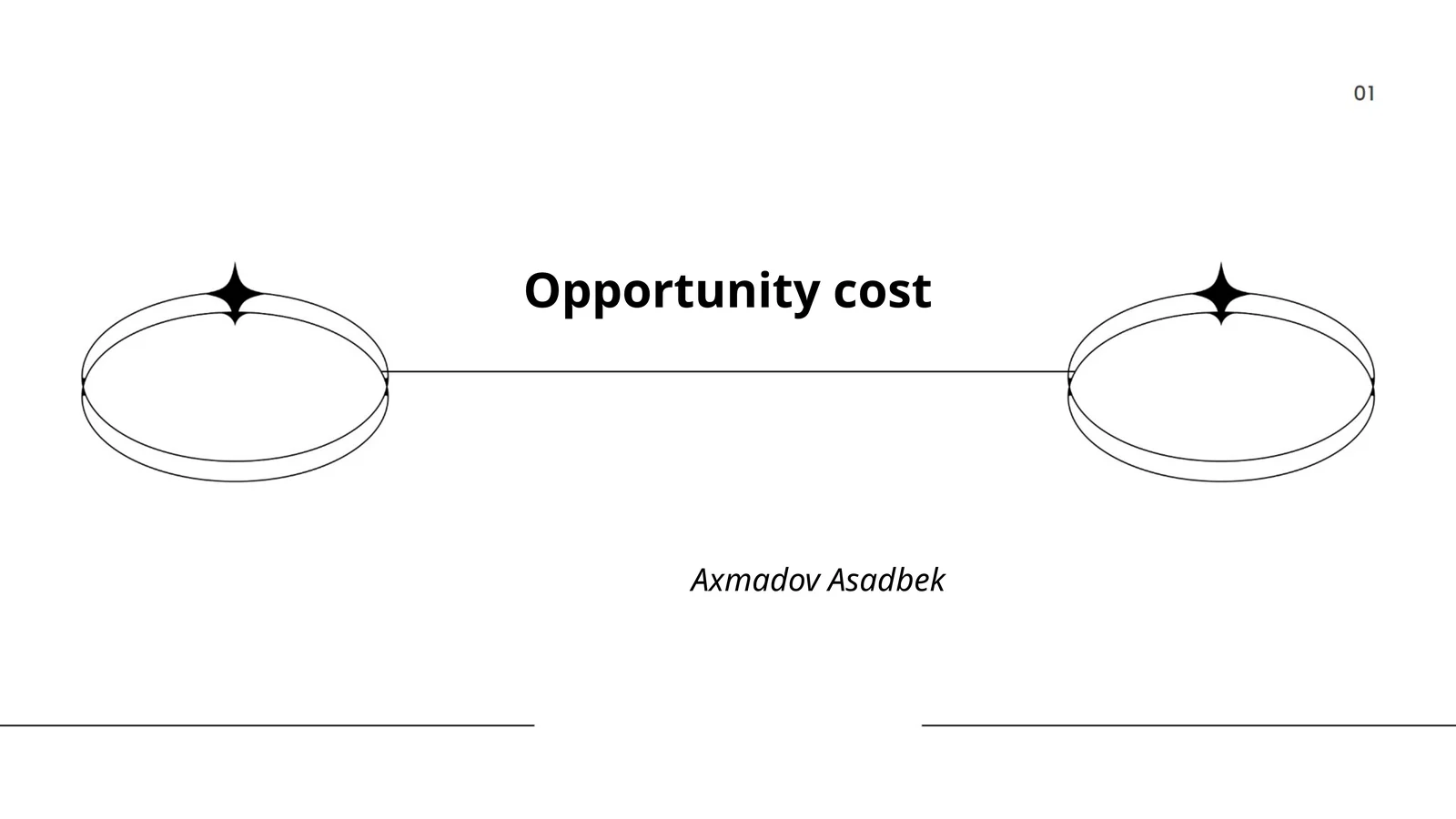 Opportunity cost 1
