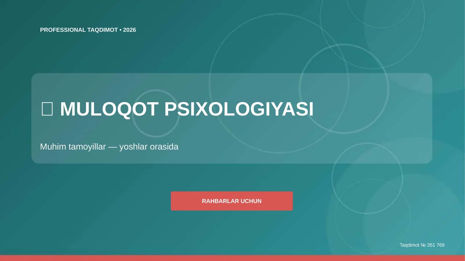 MULOQOT PSIXOLOGIYASI 1