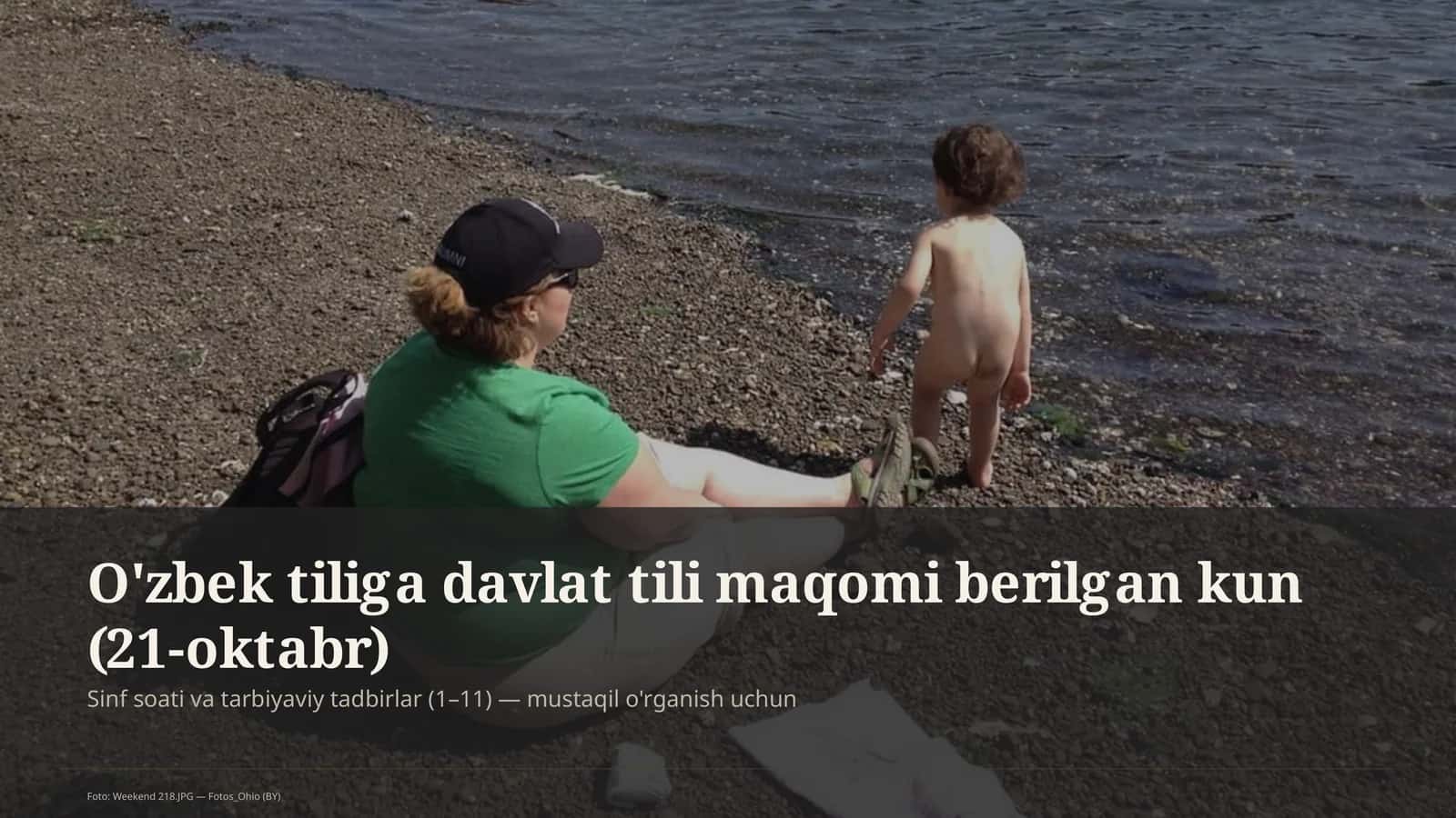 O'zbek tiliga davlat tili maqomi berilgan kun (21-oktabr) 1