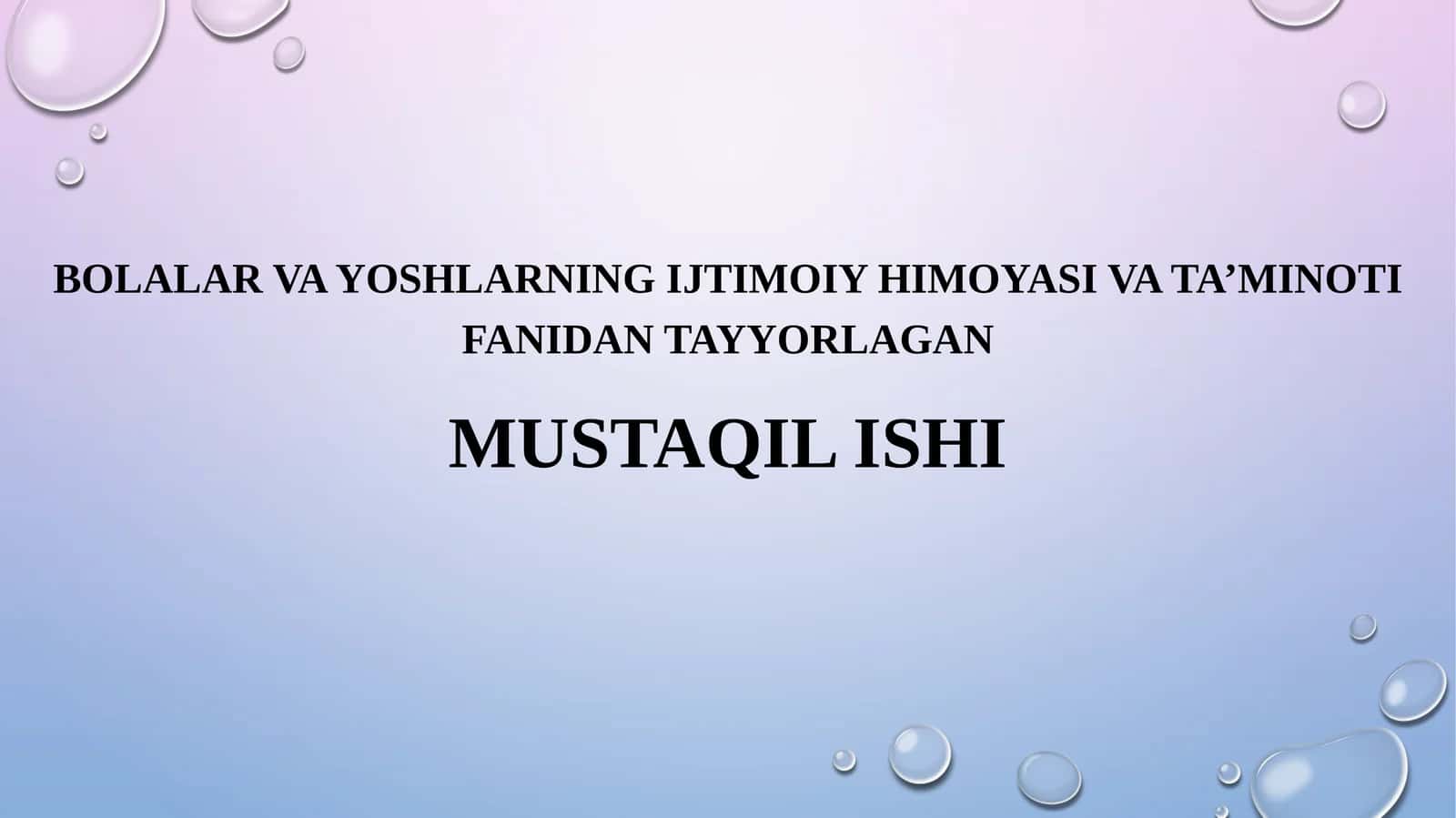 Xavf ostida bo‘lgan oilalar va bolalar bilan tibbiy va psixologik ish 1