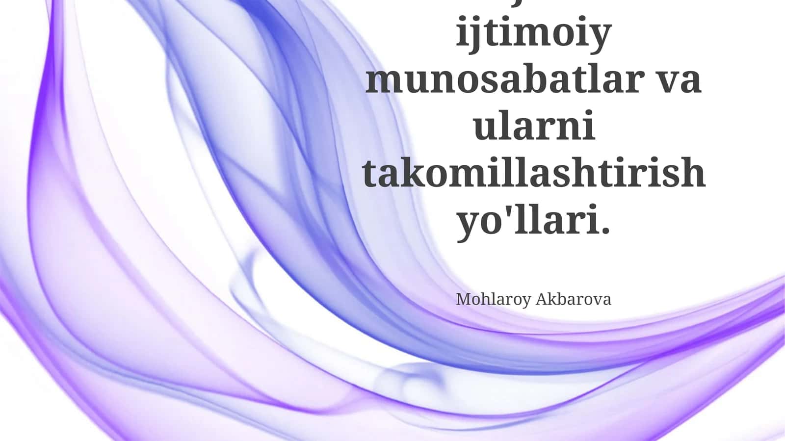 Mehnat jamoasida ijtimoiy munosabatlar va ularni takomillashtirish yo'llari 1