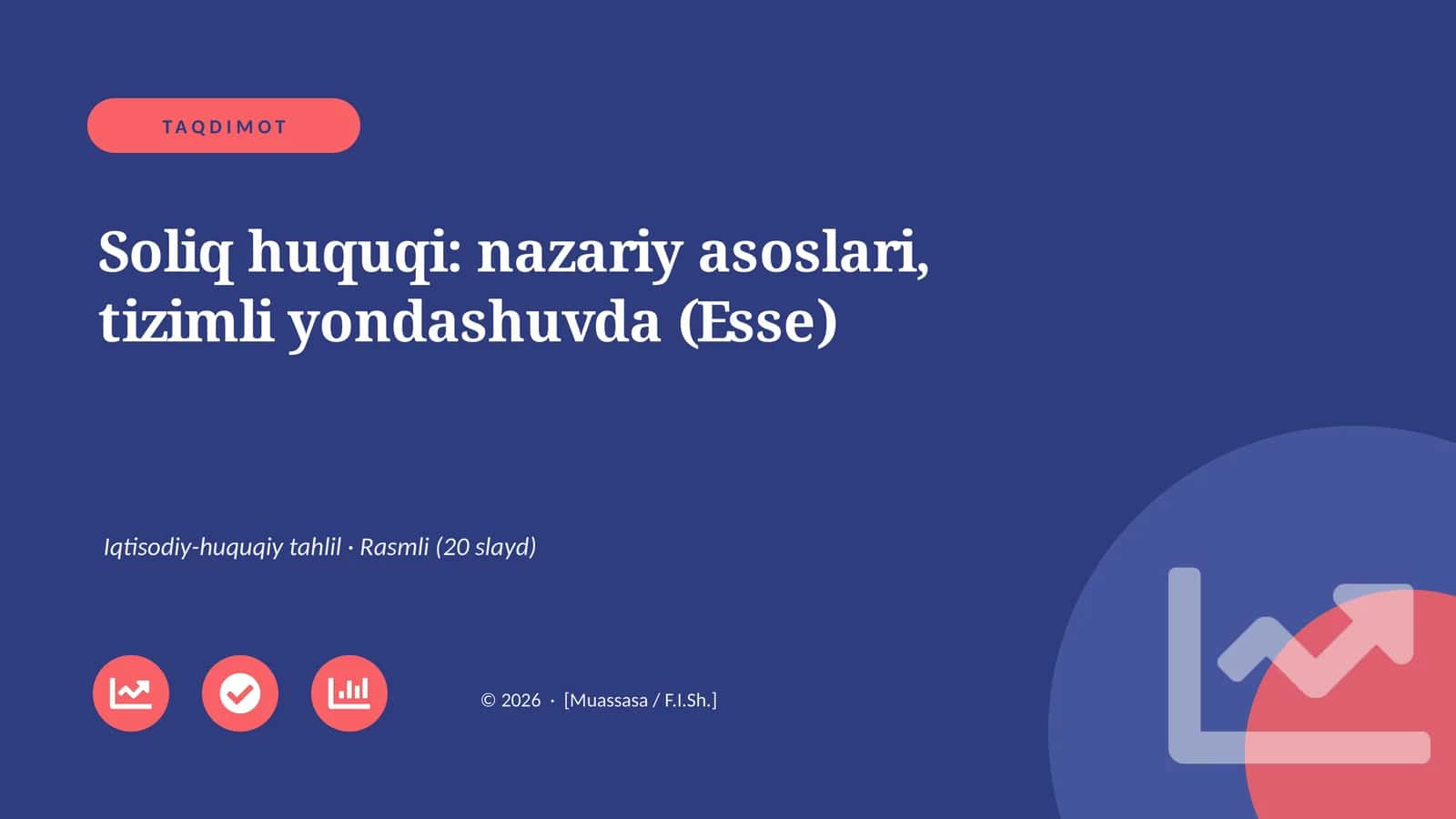 Soliq huquqi: nazariy asoslari, tizimli yondashuvda (Esse) 1