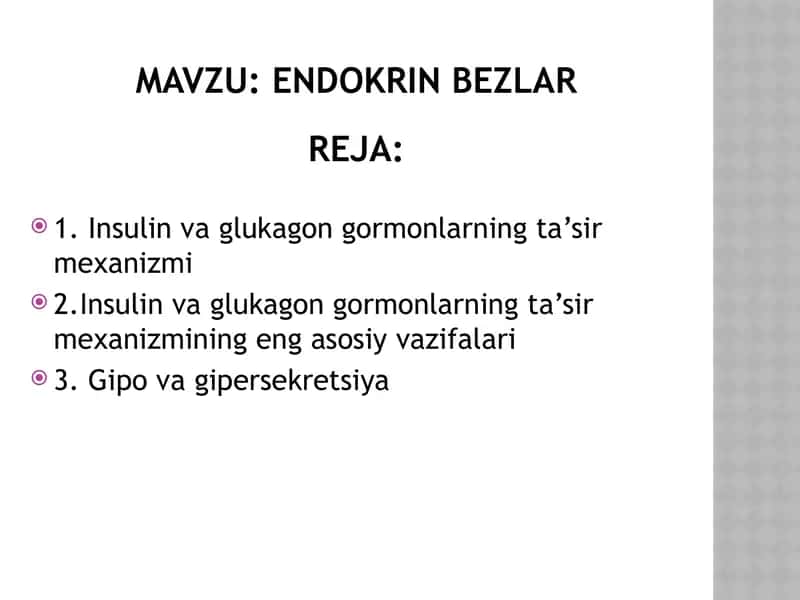 Endokrin bezlar 1