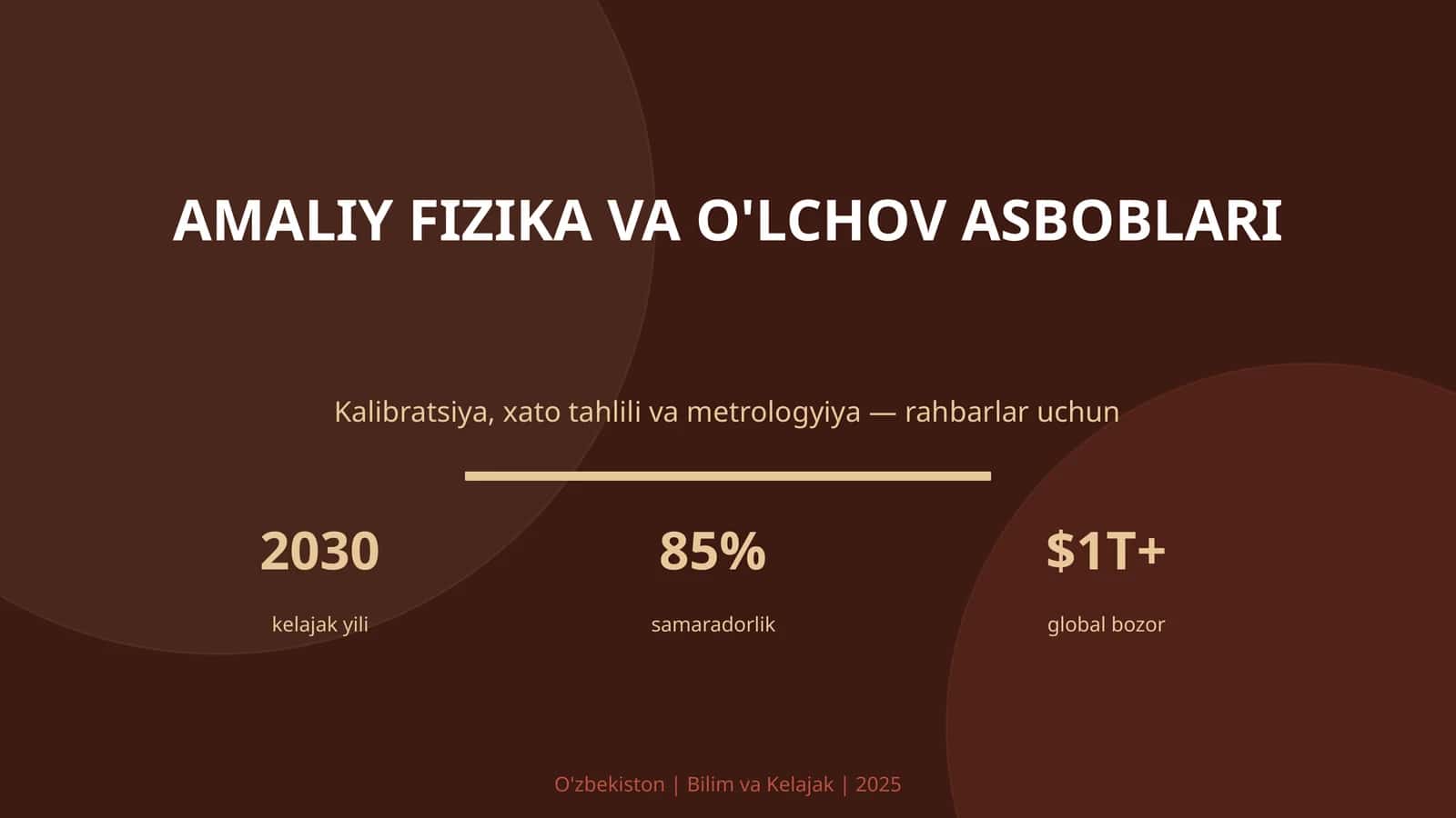 AMALIY FIZIKA VA O'LCHOV ASBOBLARI 1