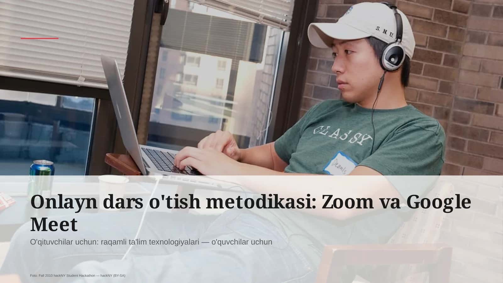 Onlayn dars o'tish metodikasi: Zoom va Google Meet 1