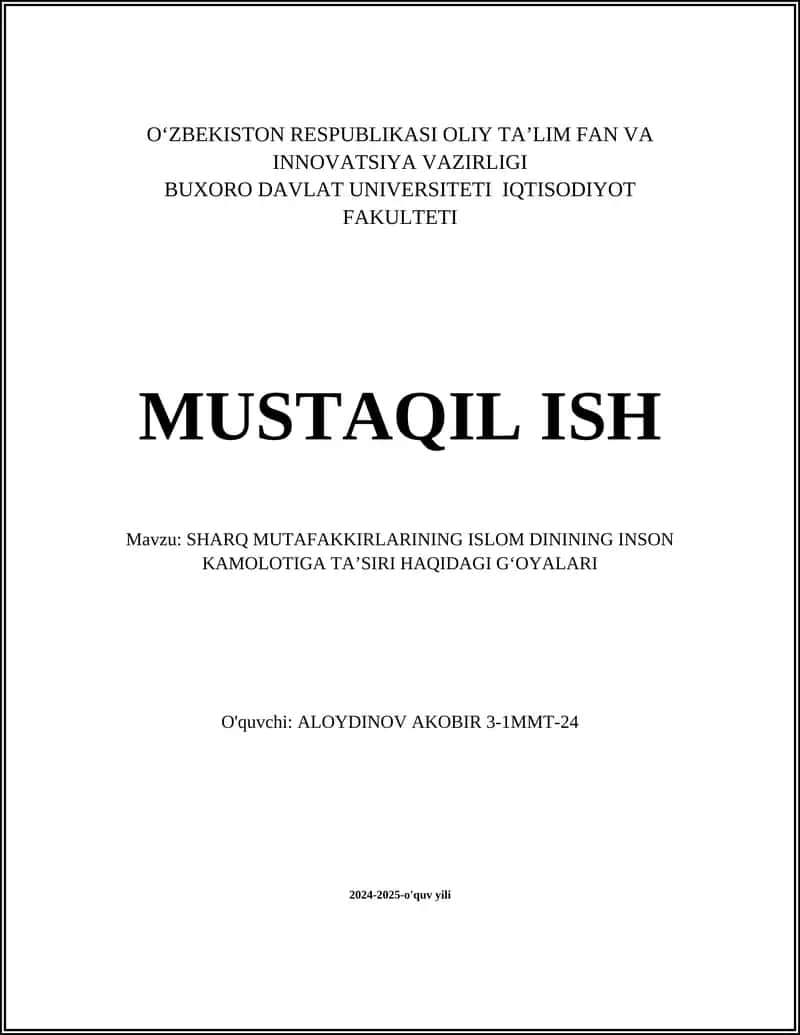 Qadimgi Sharq Mutafakkirlarining Insonga Tarbiya Berish G'oyalari 1