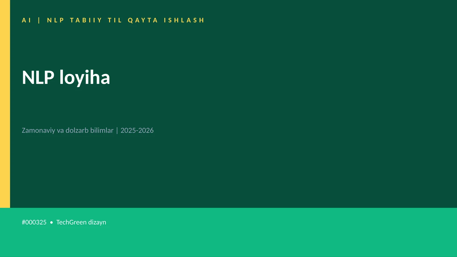 NLP loyiha 1