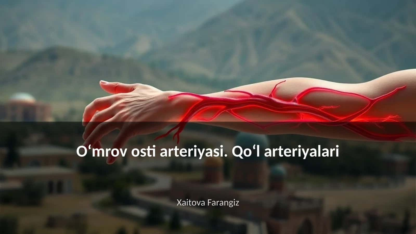 Oʻmrov osti arteriyasi. Qoʻl arteriyalari 1
