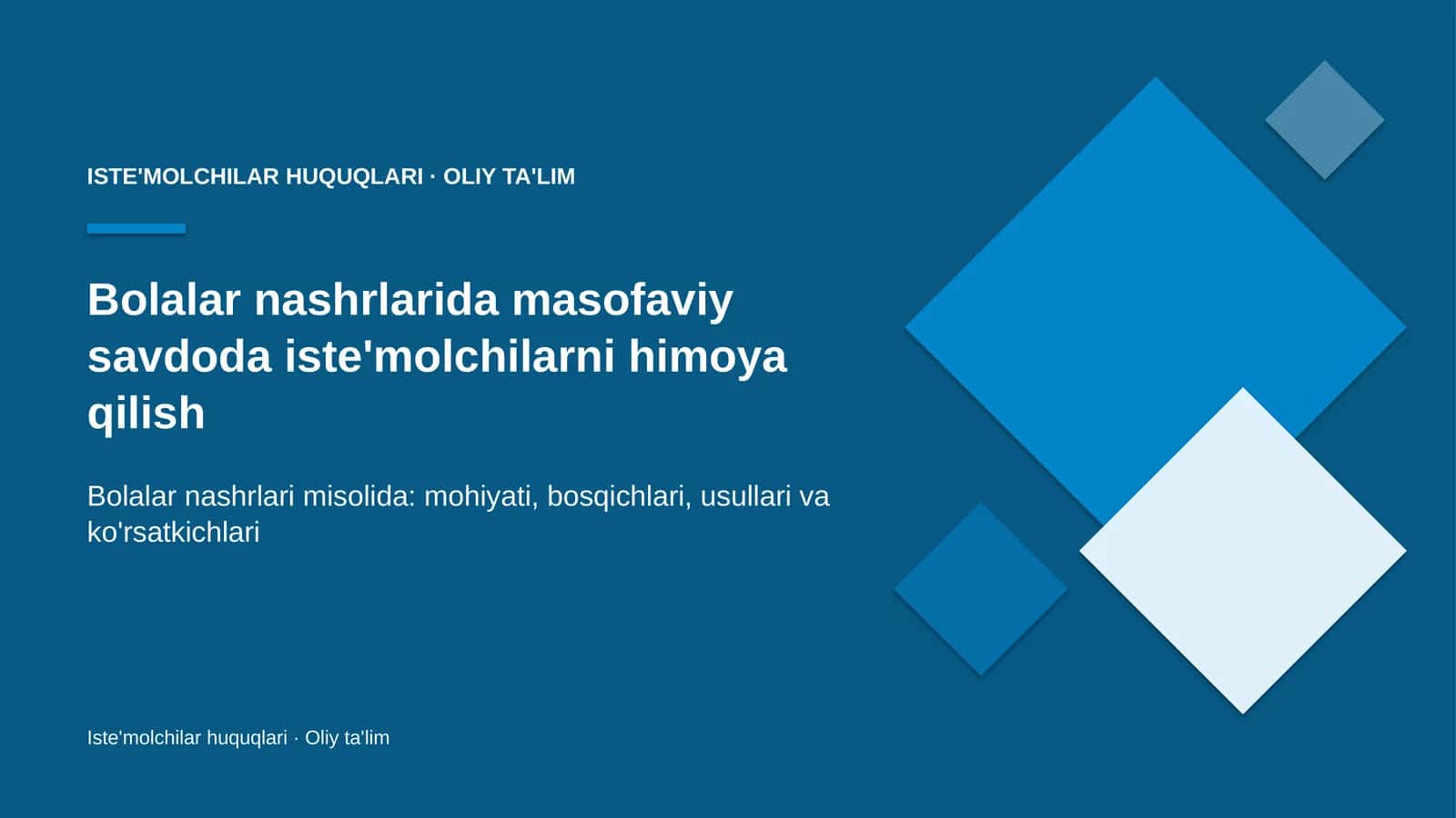 bolalar nashrlarida masofaviy savdoda iste'molchilarni himoya qilish 3623 1
