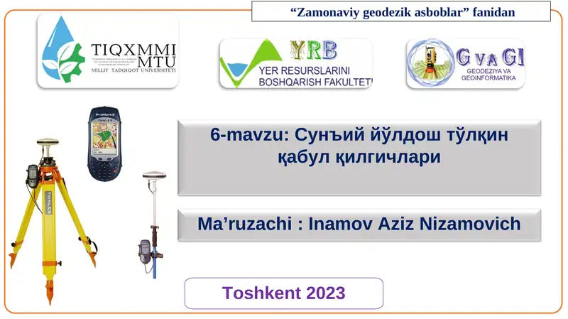GPS va GNSS haqida tushuncha 1
