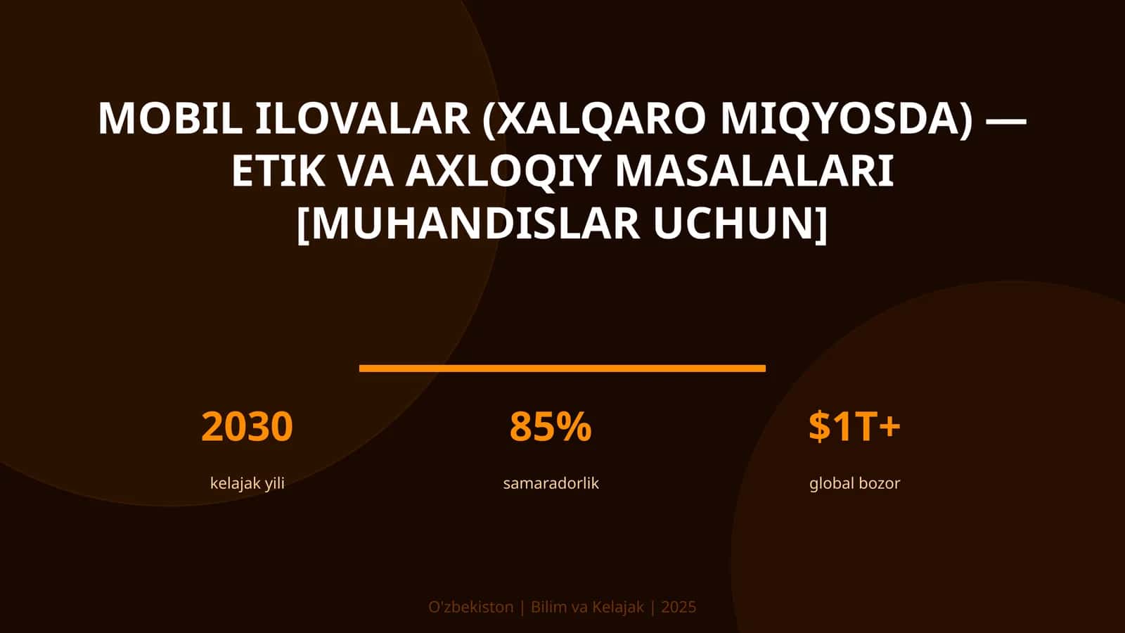 Mobil ilovalar (xalqaro miqyosda) — etik va axloqiy masalalari [muhandislar uchun] 1