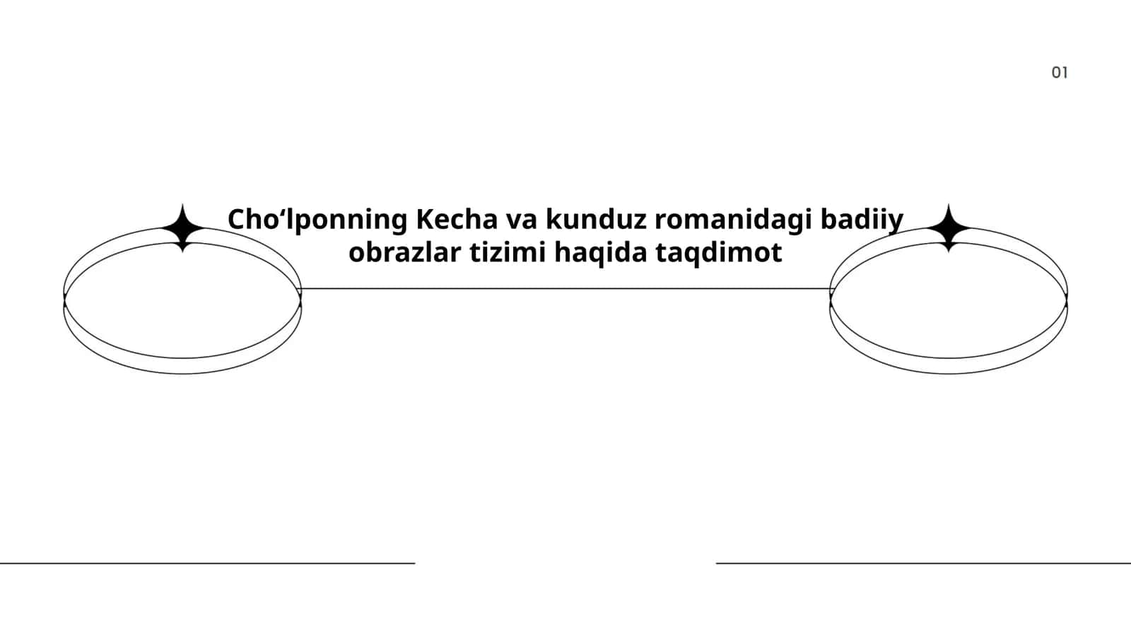 Choʻlponning Kecha va kunduz romanidagi badiiy obrazlar tizimi haqida taqdimot 1