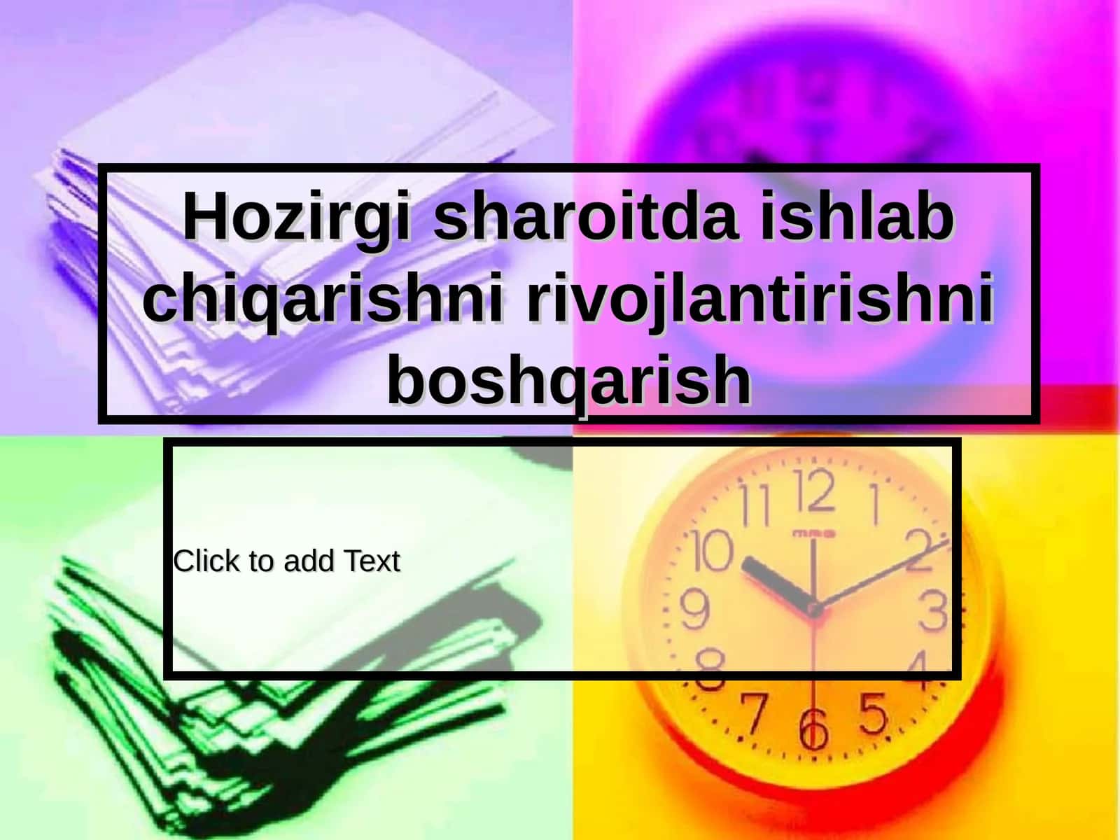 Hozirgi sharoitda ishlab chiqarishni rivojlantirishni boshqarish 1