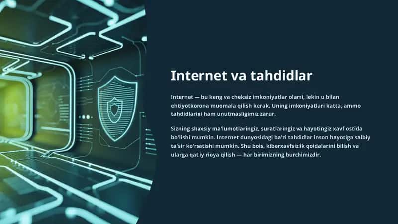 Internet va tahdidlar 1