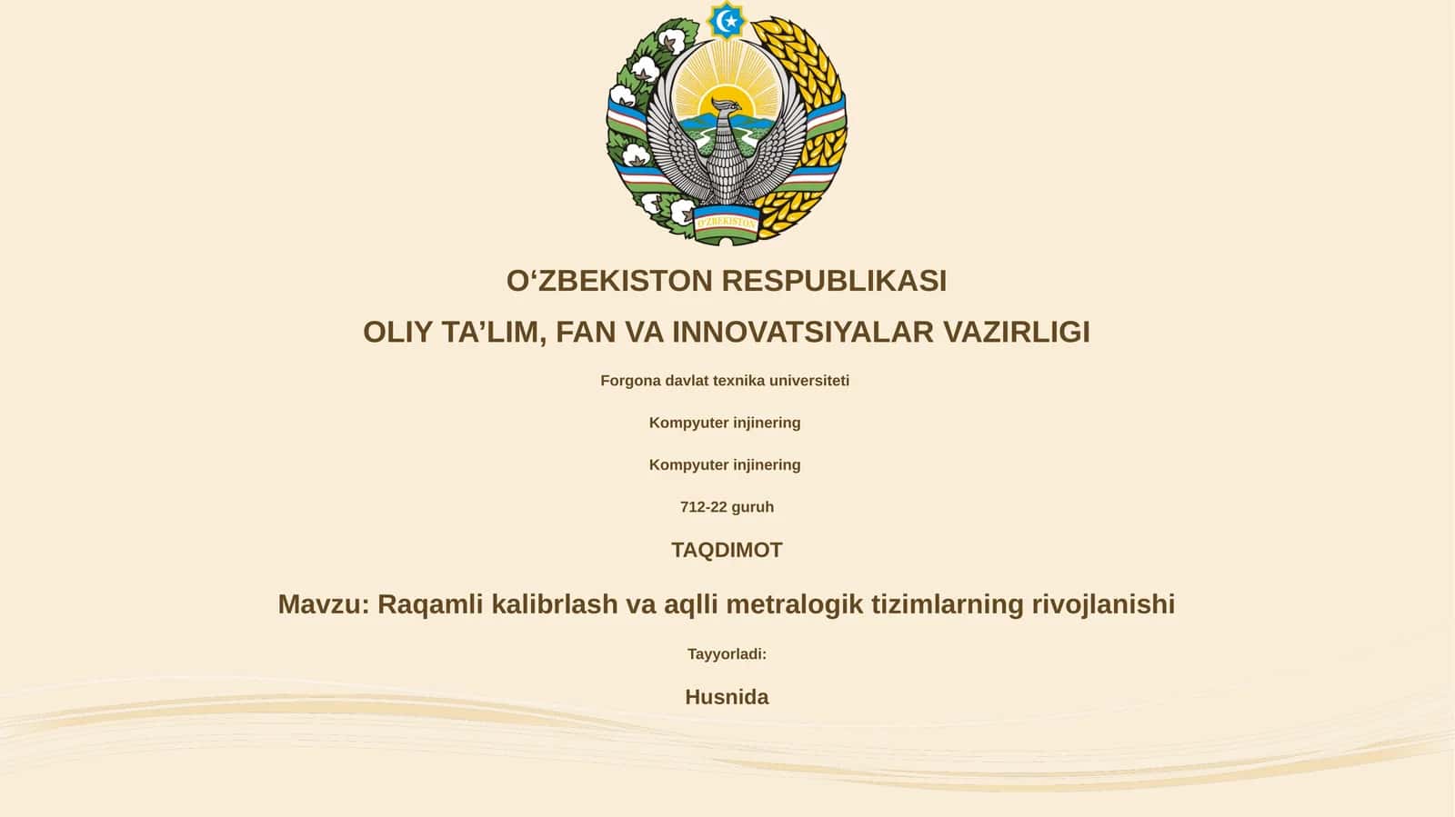 Raqamli kalibrlash va aqlli metralogik tizimlarning rivojlanishi 1