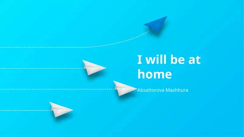 My "At Home" Experience 1