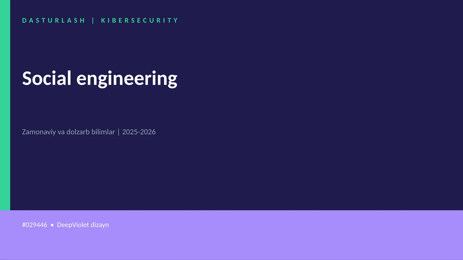 Social engineering 1