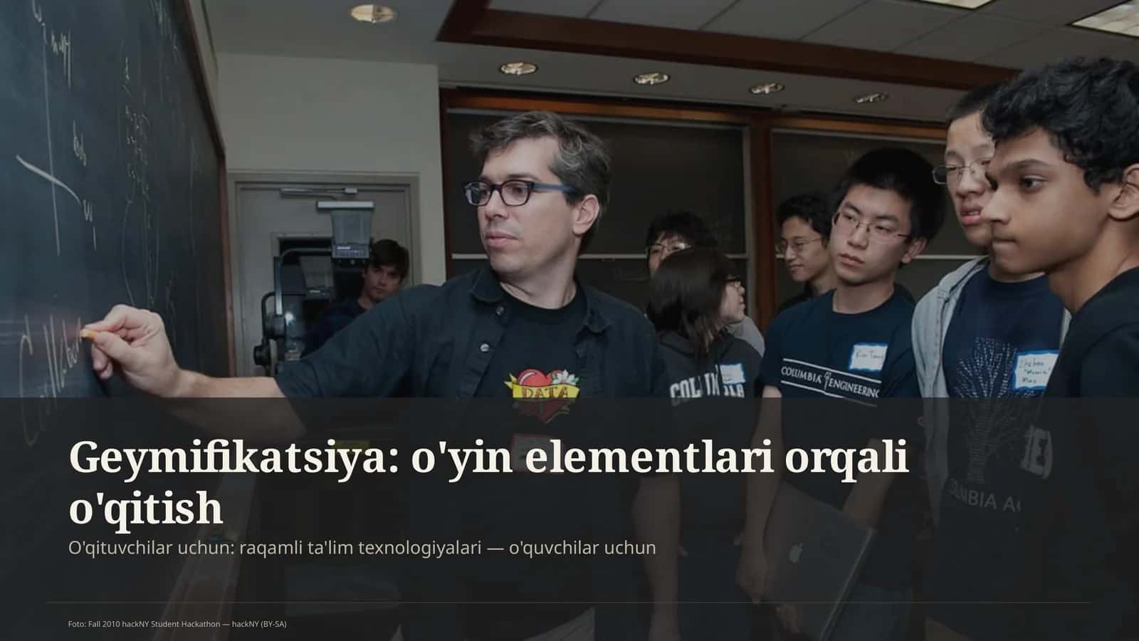 O'yin elementlari orqali o'qitish 1