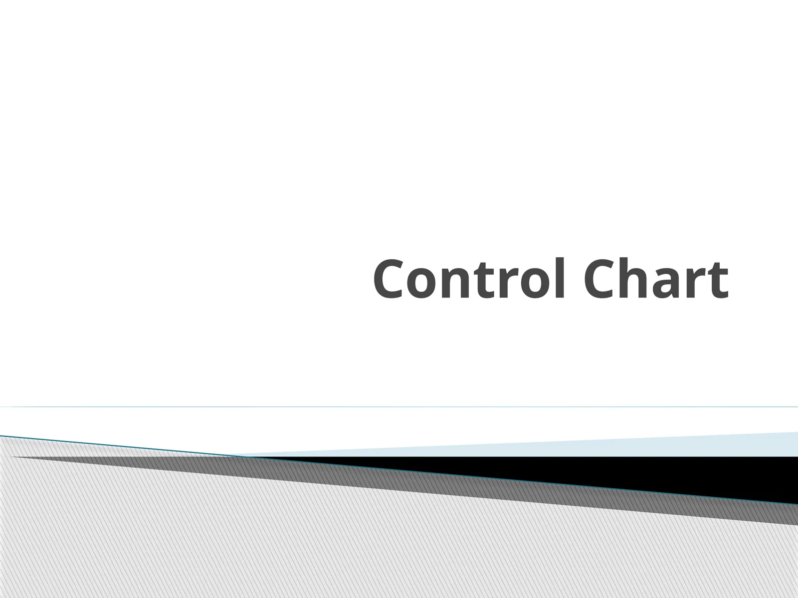 Control Chart 1
