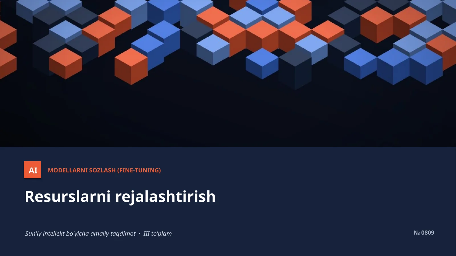 MODELLARNI SOZLASH (FINE-TUNING) 1
