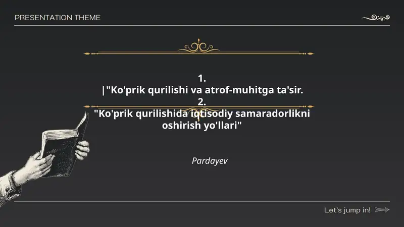 Ko'prik qurilishida iqtisodiy samaradorlikni oshirish yo'llari 1