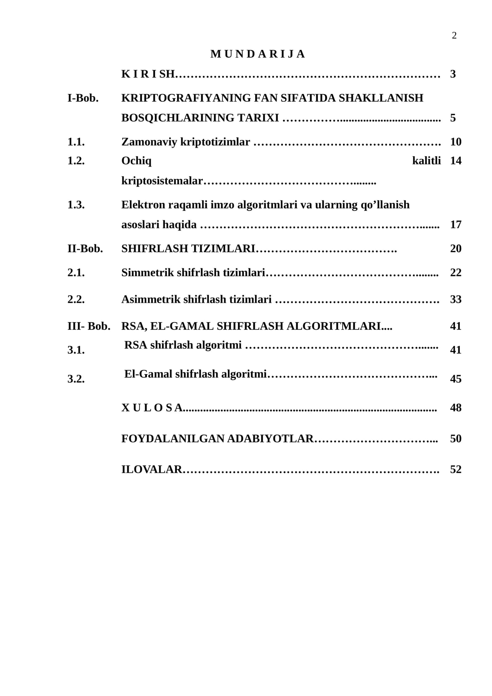 KRIPTOGRAFIYA  BITIRUV MALAKAVIY ISHI 1