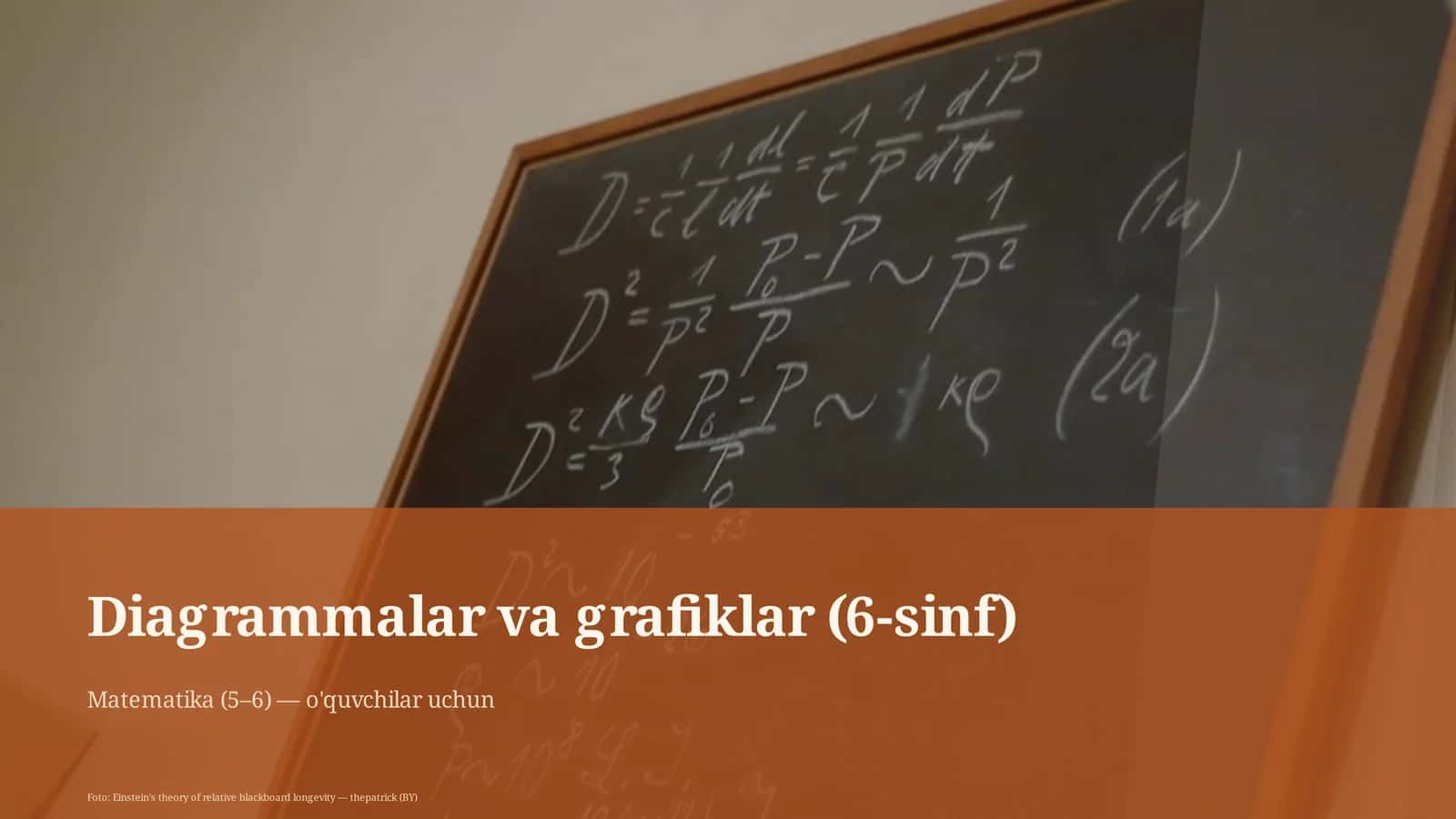 Diagrammalar va grafiklar (6-sinf) 1