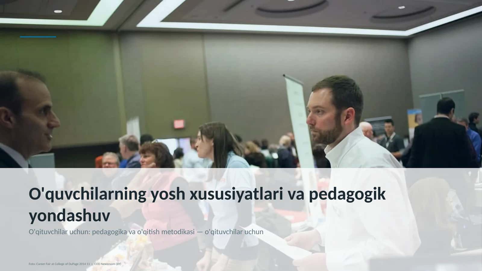 O'qituvchilar uchun: pedagogika va o'qitish metodikasi 1