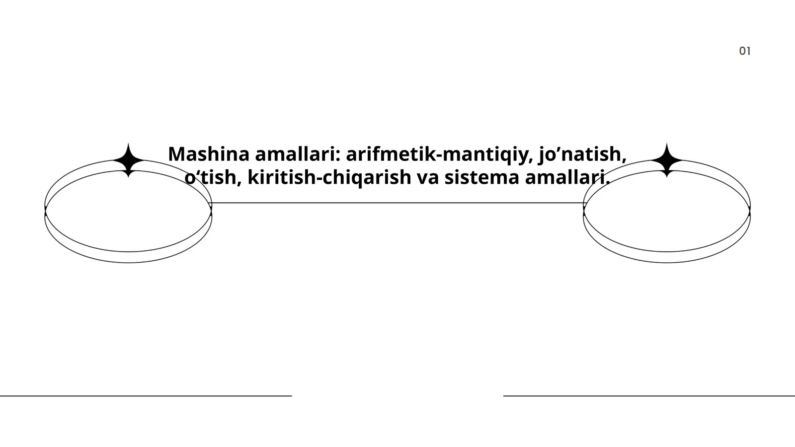 Mashina amallari 1