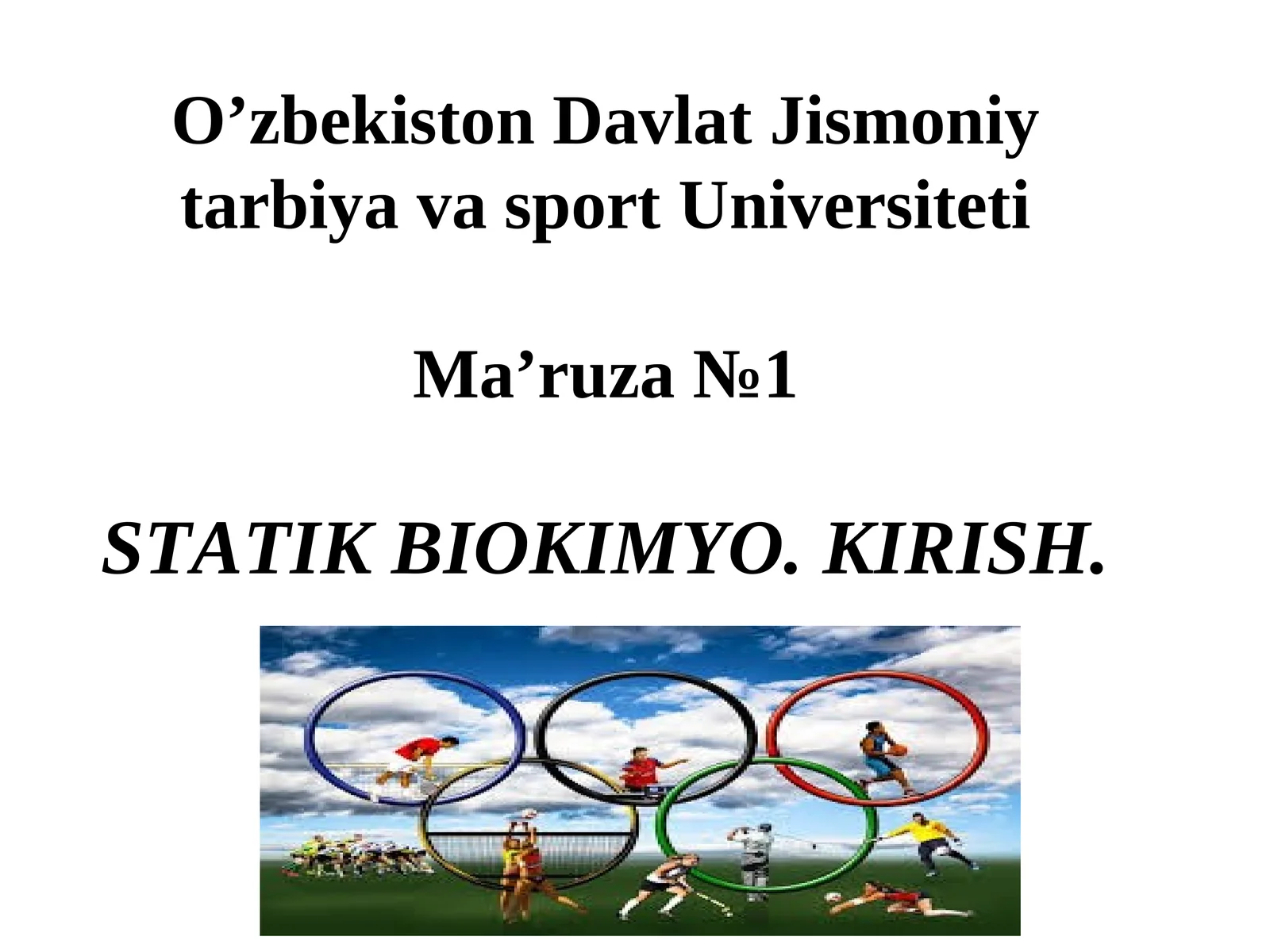 STATIK BIOKIMYO 1