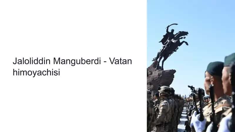 Jaloliddin Manguberdi - Vatan himoyachisi 1