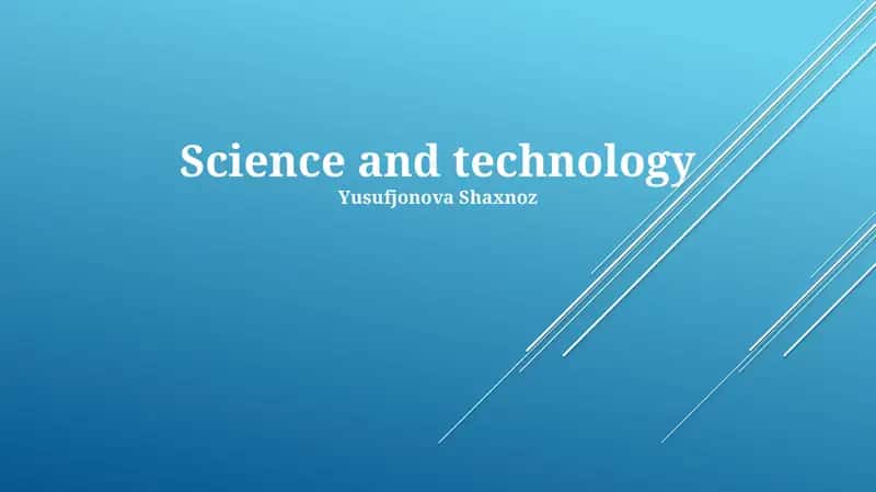 The Intertwined History of Science and Technology 1