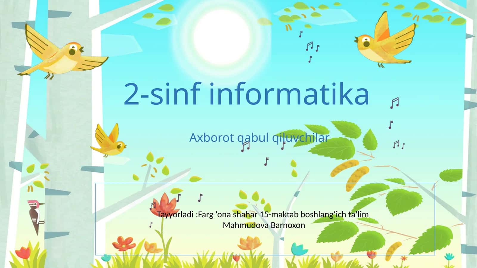 2-sinf informatika 1