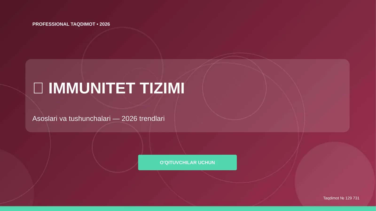IMMUNITET TIZIMI 1
